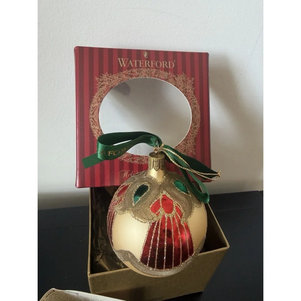 Waterford ornament peacock